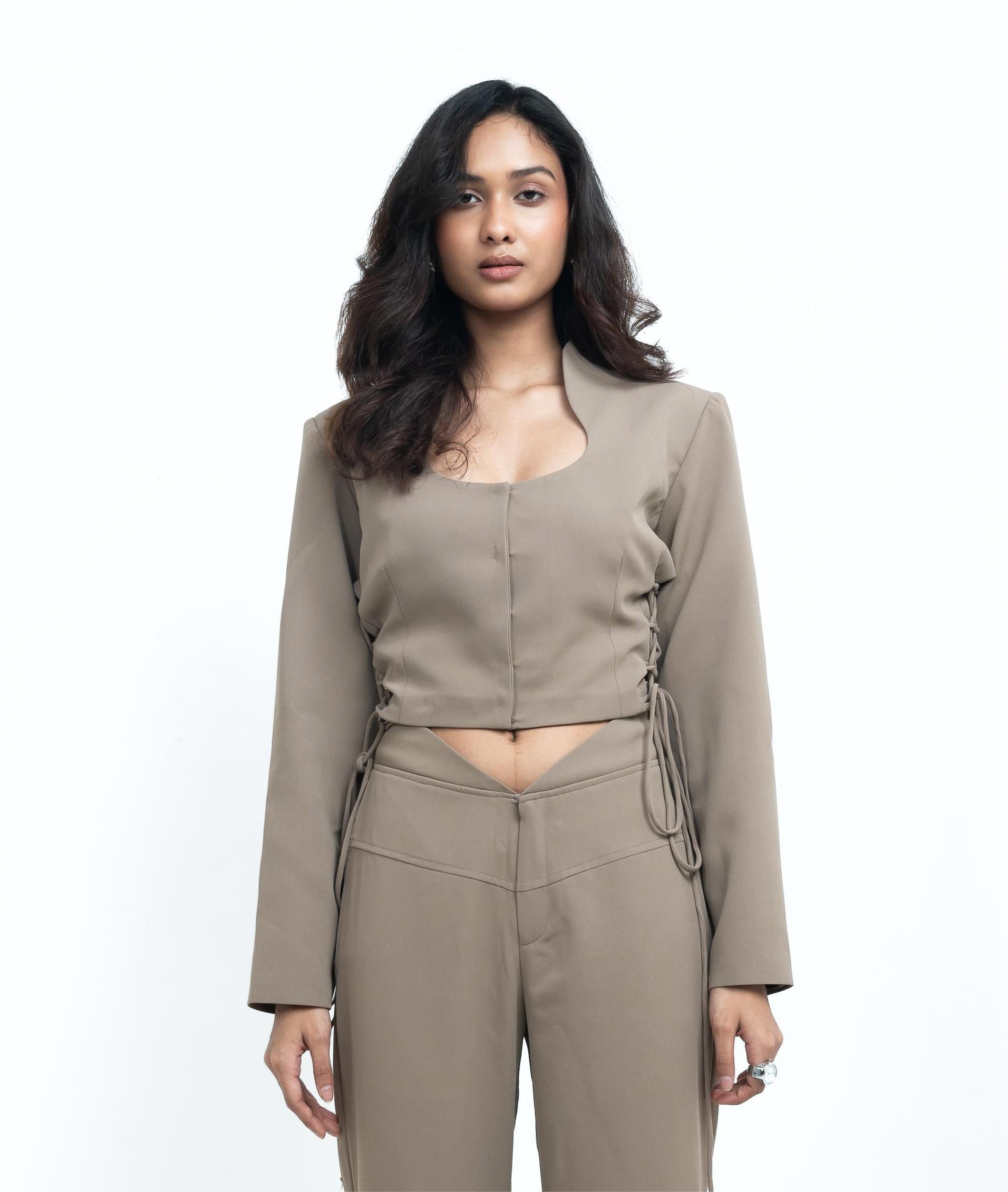 Espresso Beige Blazer