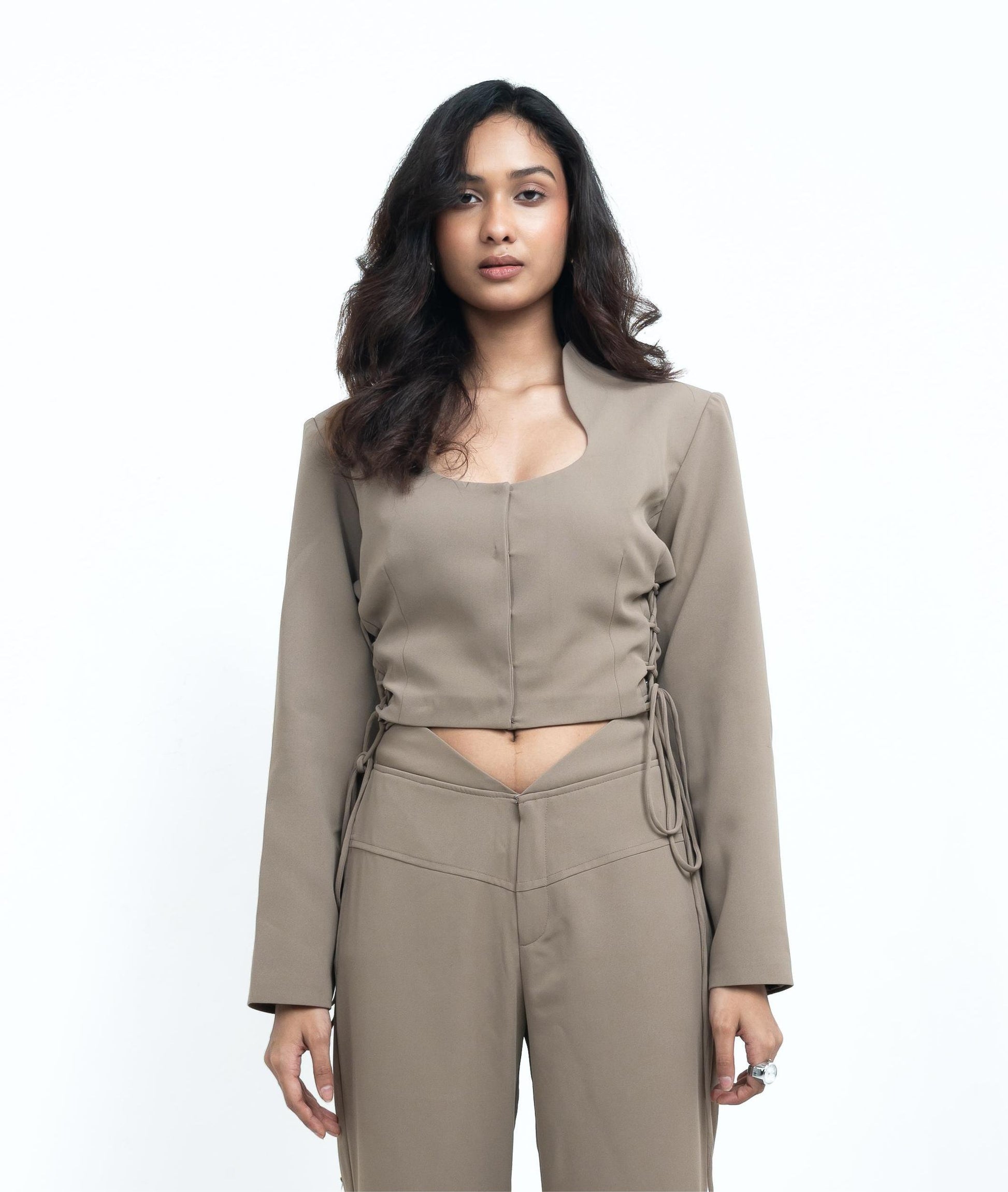 Espresso Beige Blazer