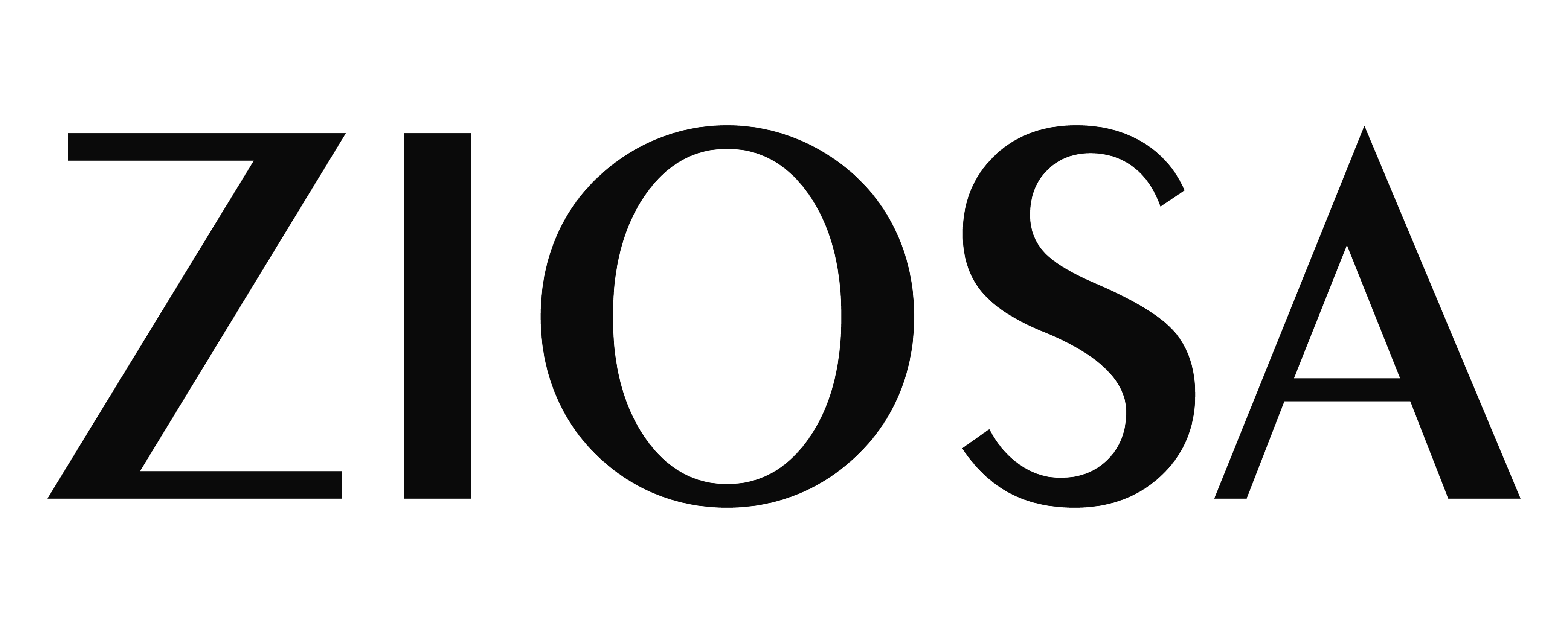 ZIOSA logo on a transperent background